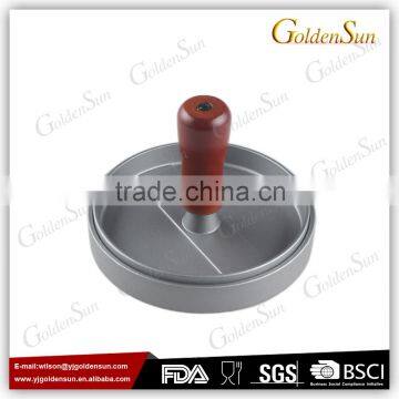Aluminium Hamburger Press with Wood Handle