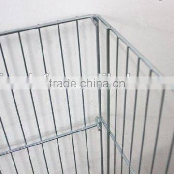 Heavy Duty Collapsible Dump Bin Metal Wire Storage Cage/Basket for Supermarket photo-3