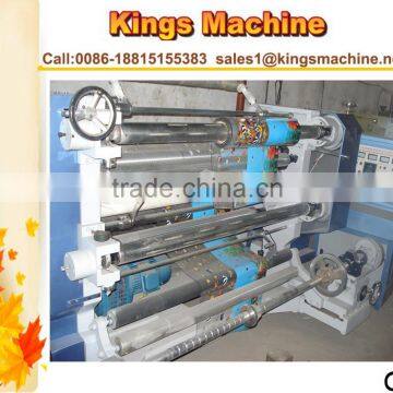 Automatic Label Jumbo Kraft Paper Roll Cutter Slitter Rewinder Cutting Rewinding Slitting Machine Price(Kings brand)