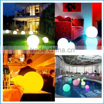 plastic rotational ball and waterproof PE plastic LED round ball