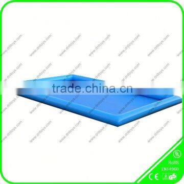 Double Layer with Blue Color Inflatable Swimming Piscina
