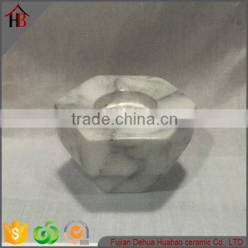 wholesale ceramic marble candle holder