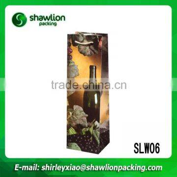 Chinese printer customized bag in box for wine with handles