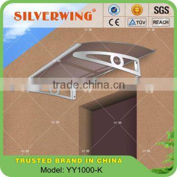 Euro-design durable door aluminum awning material size 1000x1400mm