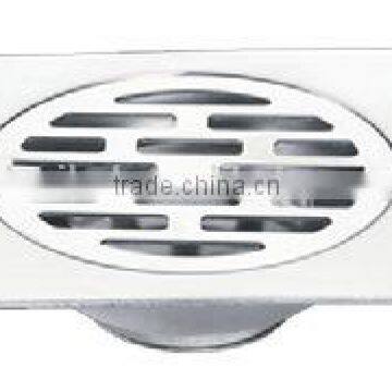 Chrome color high quality easy clean 304 stainless steel floor drain