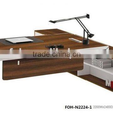 Big size luxury MFC executive office table specifications FOH-N2224-1