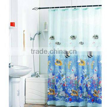 Double swag shower curtain with valance,Shower curtain