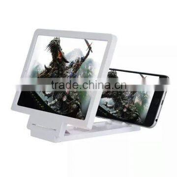 2015 New Design Mobile 3D Amplifier for Smartphone Stand Large High Definition Screen Magnifier