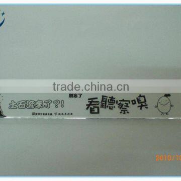 2015 Wholesale Cheap School Plastic Ruler cheap plastic ruler 15cm with logo printing