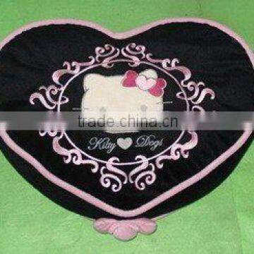 black Hello Kitty pet mat