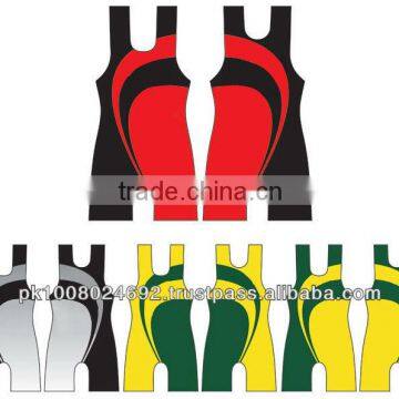 Fancy sublimation singlet wrestling