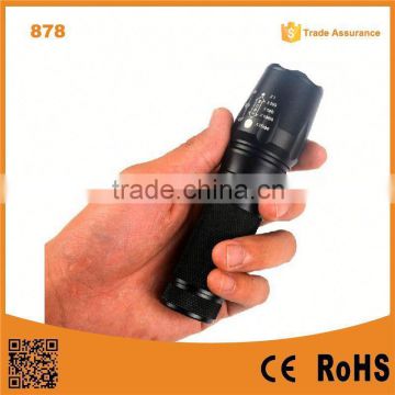 878 High Power Waterproof led flashlight torch cool led flashlights torches