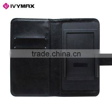 New Arrival Unique Design Leather Universal Flip Phone Case photo-2