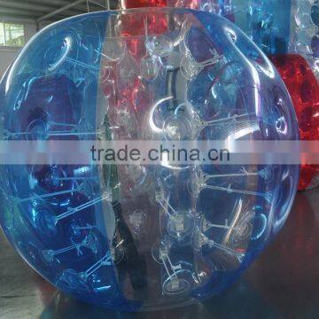 Hot inflatable half color tpu bubble soccer bubble ball