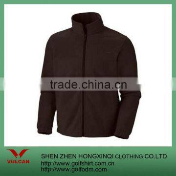 Winter Warmful Polar Fleece Men Outdoor Jacket Brown Color