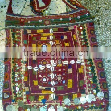 old indian textile bags