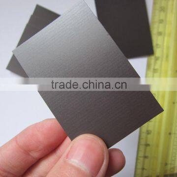 60x40x1mm rubber magnet with adhesive