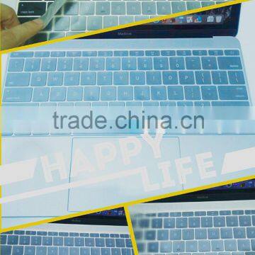 2015 new products TPU keyboard cover for macbook pro 12'