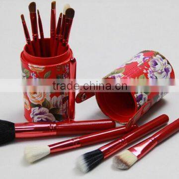 12 piece Rose Brush for Makeup Private Label makeup brush kit/Kabuki Professional Makeup Brush