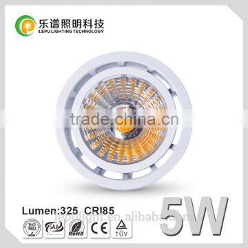 Bright dimmable D50 H58mm warm white 5w gu10 gu5.3 mr16 mini led spot light with reflector