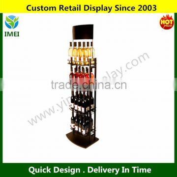 Metal Floor Wine Display Shelf YM5-822