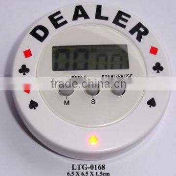 Digital Dealer and Timer Button