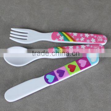 Kids plastic spoons melamine flatware