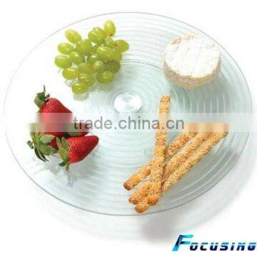 high quatity multifuctional tempered glass lazy susan turntable