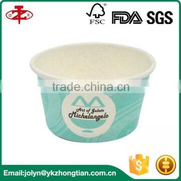 Disposable 3oz PLA Coated Paper Ice Cream Cups Wholesale