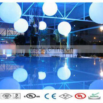 Beautiful decorative color changing plastic led crystal magic ball light