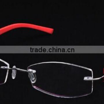 rimless reading glasses