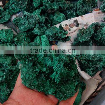 natural rough malachite stone minerals specimen