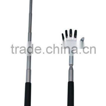 Handshape Telescopic Stainless Steel Handle Back Scratcher With Silver Head&Colorful Handle