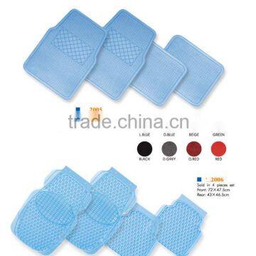 NBR Durable Easy Clean Car Mat Front & Rear 4PC Set Universal PVC Car Mat photo-3