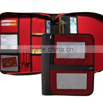 600D NYLON MATERIAL SCHOOL BINDER WITH ZIPPER