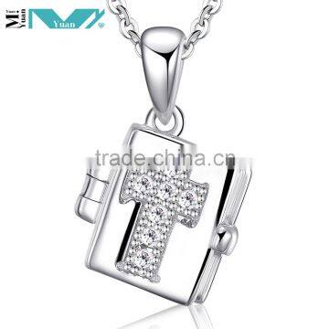 The Holy Bible 925 sterling silver jewelry wholesale charm pendant