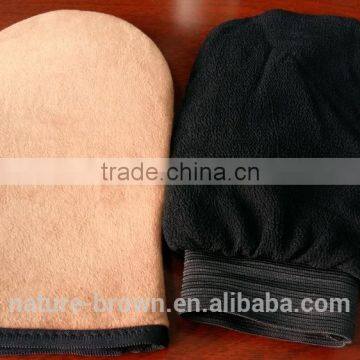 2016 hottest Double sided tanning mitts with exfoliating mitts