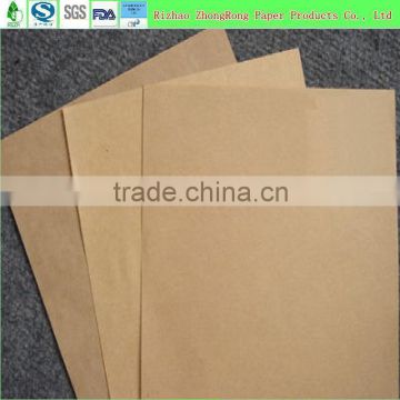 pe coated brown kraft paper