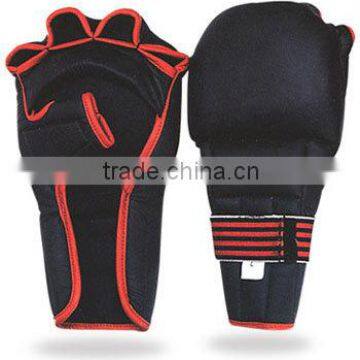 Half Finger Grappling Gloves Made of Genuine Leather