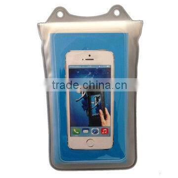 Stylish Waterproof Bag for iPhone I4/I5/5S/5C/S4/S4/S5 with 100% Waterproof Guaranteed, Transparent TPU Mobilephone Dry Bag