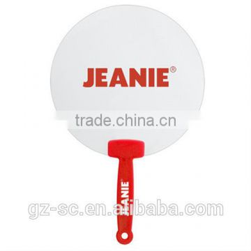 Plastic hand fan, promotional hand fan