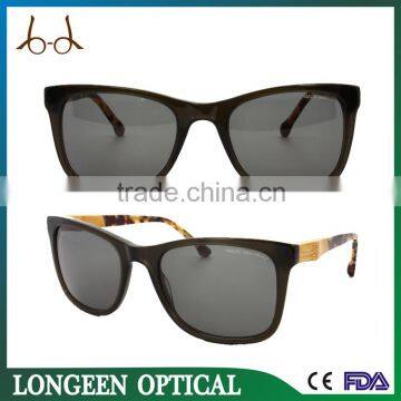 G6281 533 fashion bamboo mix acetate sunglasses for men 2016 eyewear