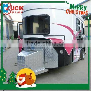 Luxury 2 Horse Camping Horse Float With Caravan Door photo-2