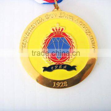 custom medal; medal with colors; medal with ribbon