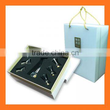 24K Floating Golden Flake 20ml Fancy Shaped Small Shot Glass photo-3