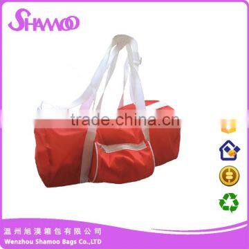 folding portable 210D polyester travel bag gym bag