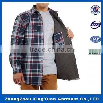 wholesale flannel shirt thermal shirt plaid shirt