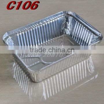 food grade aluminum foil container C106