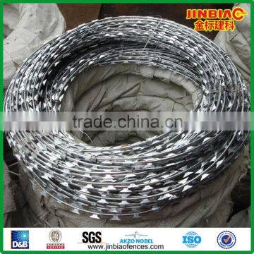 fencing & gate & trellis hot galvanized razor barbed wire