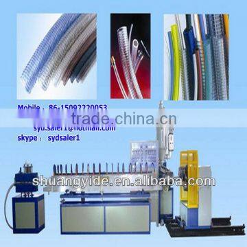 High speed! PVC Steel Wire reinforce pipe line machine